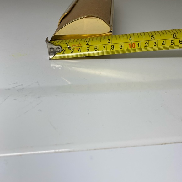 Satin evening bag. 304 crystals on clasp! Wear this 2 ways! - Picture 9 of 12